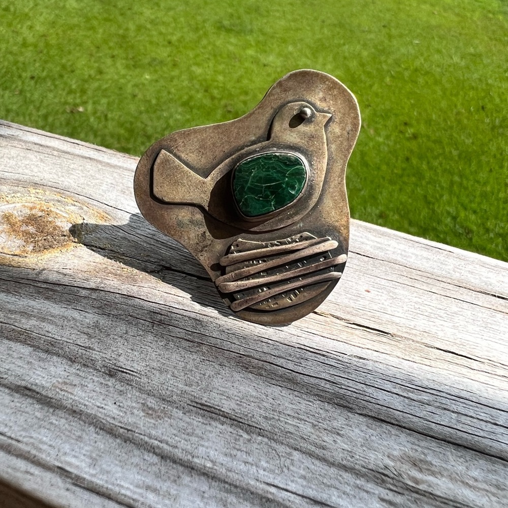 Sterling Silver Statement Bird Ring